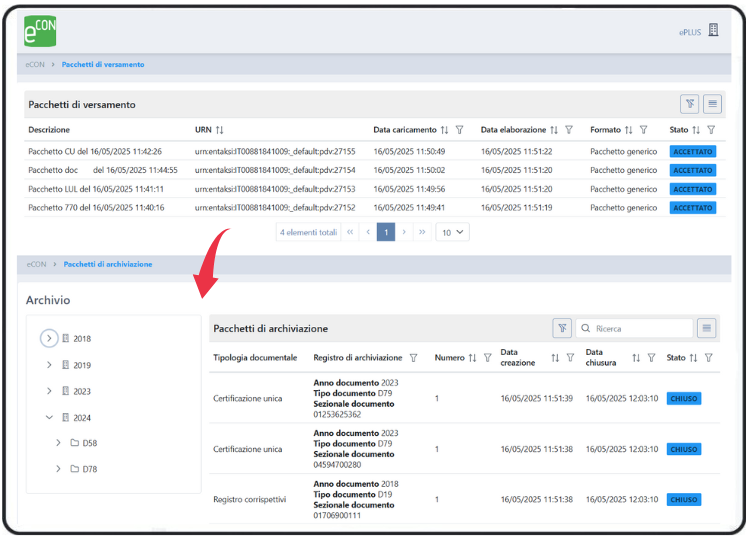 ePLUS_Archiviazione e conservazione a lungo termine